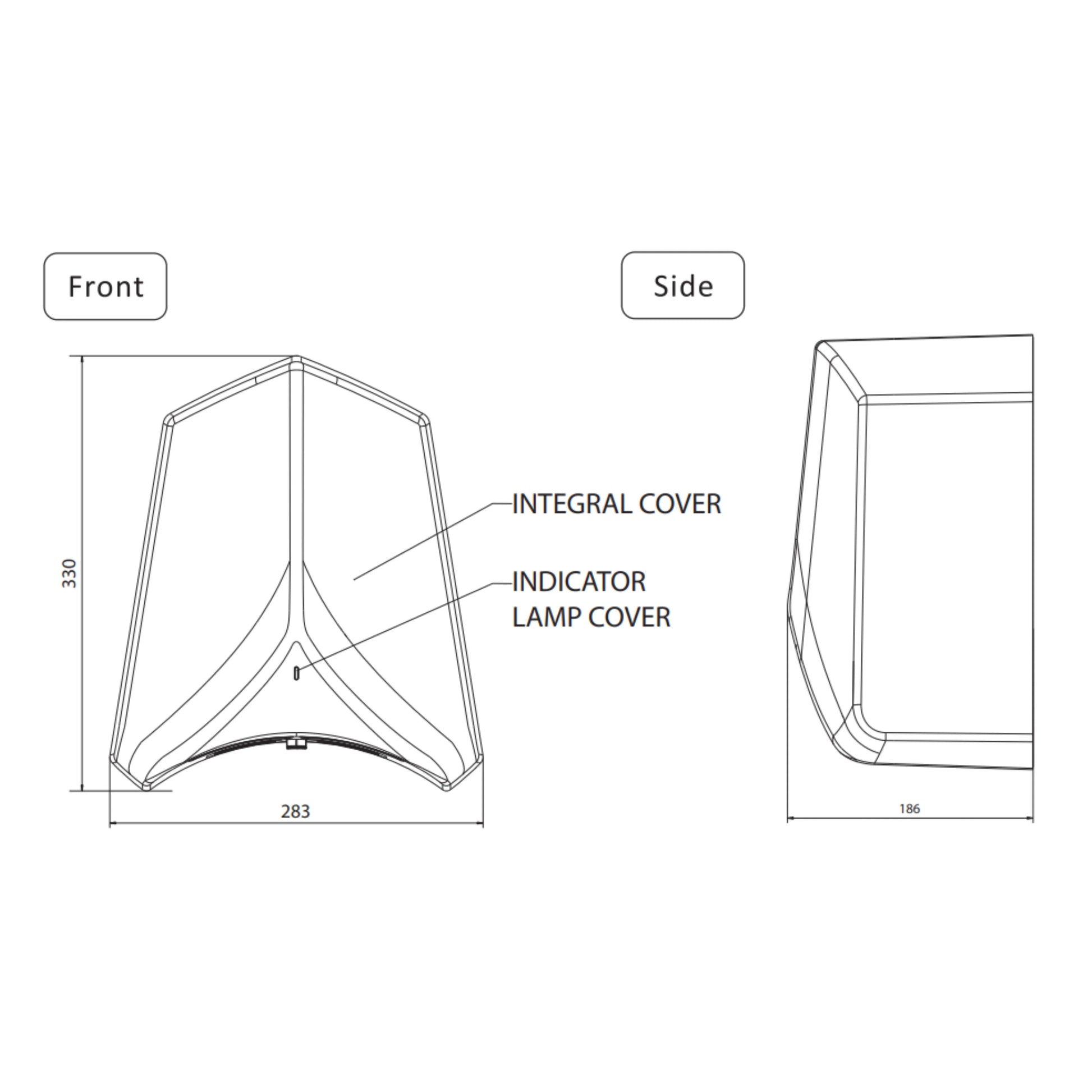 ADGE Hand Dryer 550W &1100W- Black - Mekamart Australia