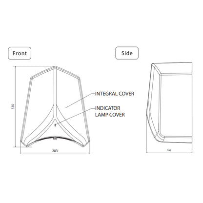 ADGE Hand Dryer 550W &1100W- Black - Mekamart Australia