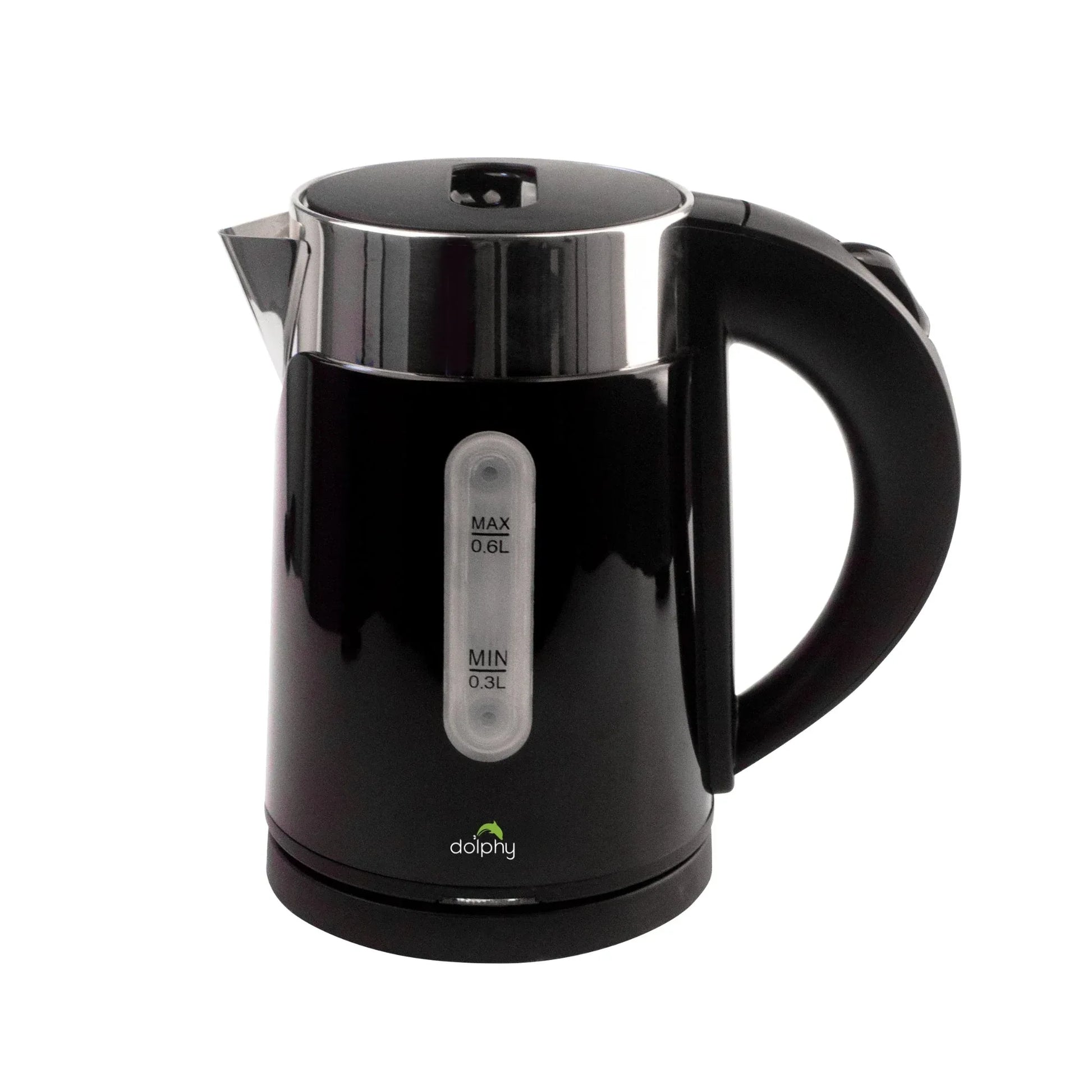0.6L Stainless Steel Electric Kettle Black - Mekamart Australia