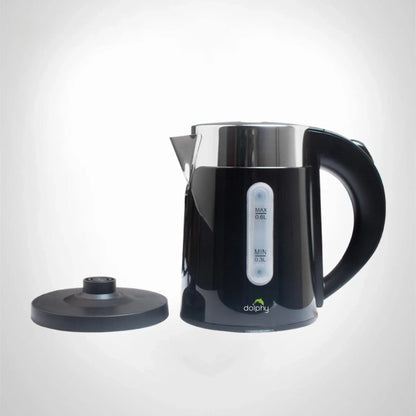 0.6L Stainless Steel Electric Kettle Black - Mekamart Australia