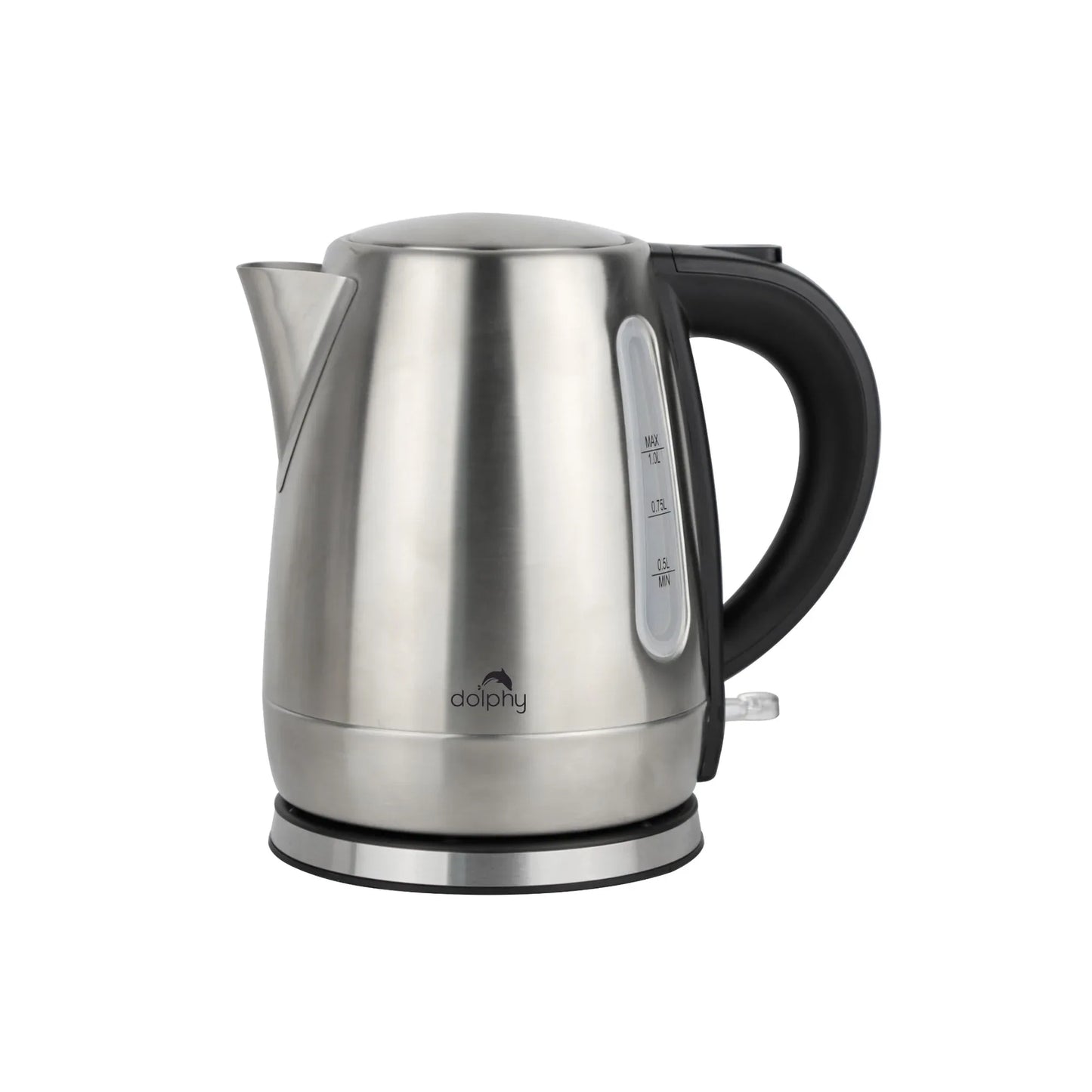 1.0L Stainless Steel Electric Kettle Black - Mekamart Australia