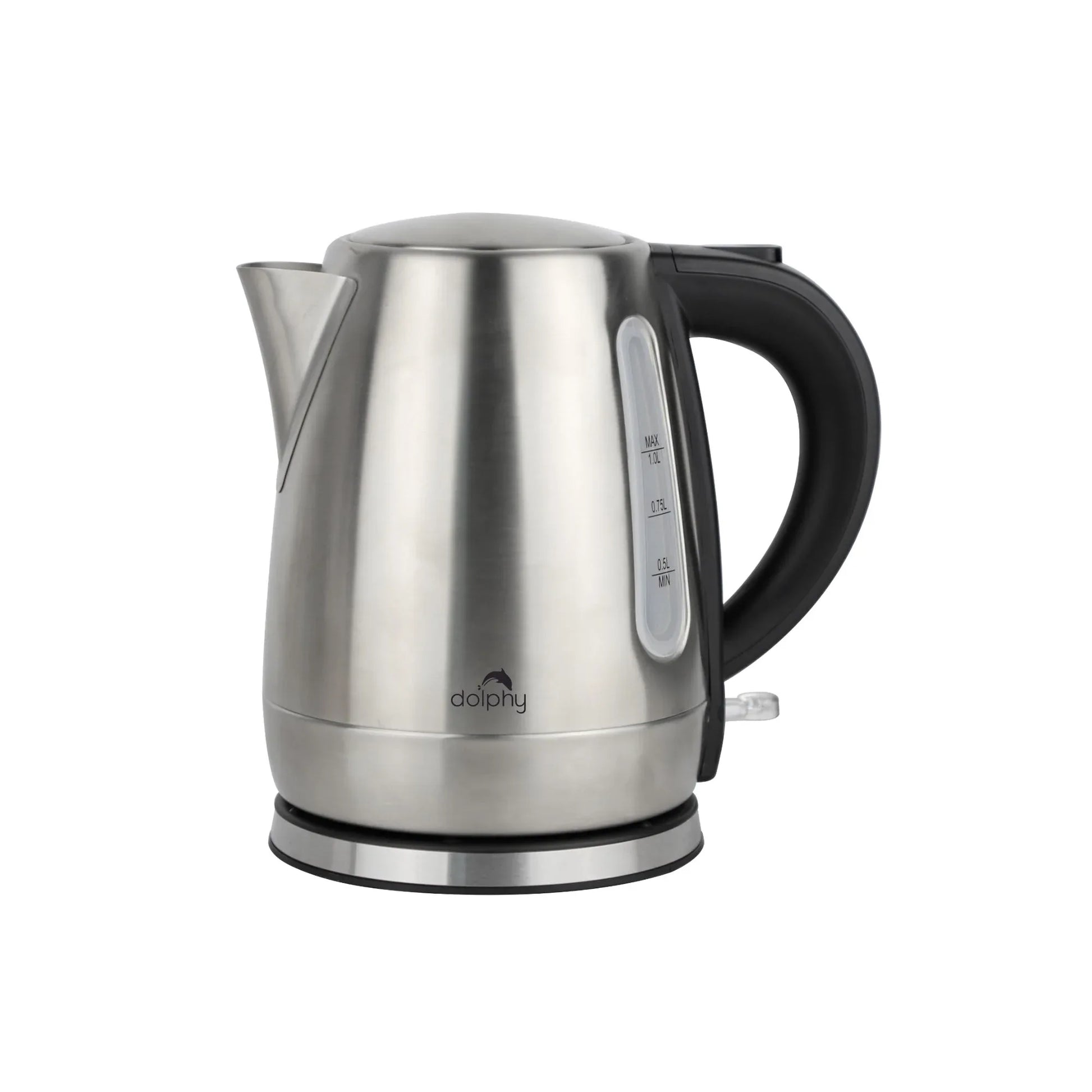 1.0L Stainless Steel Electric Kettle Black - Mekamart Australia