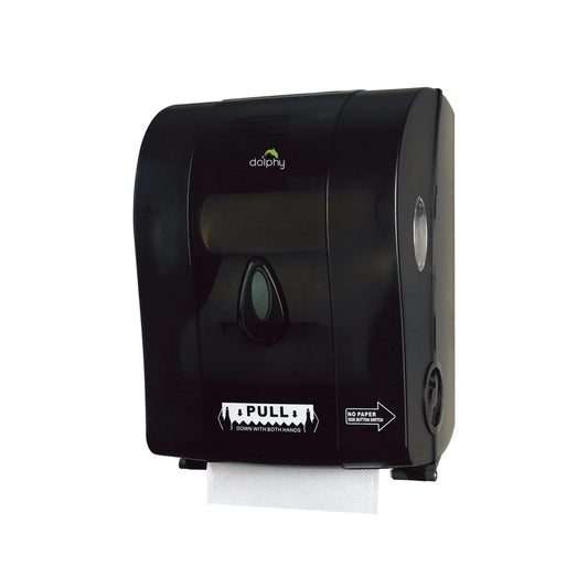 Semi-Autocut Paper Towel Dispenser-Black - Mekamart Australia