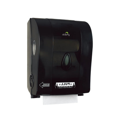 Semi-Autocut Paper Towel Dispenser-Black - Mekamart Australia