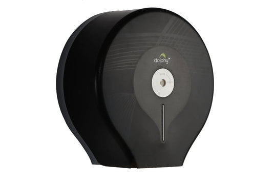 Jumbo Toilet Roll Dispenser - Black - Mekamart Australia