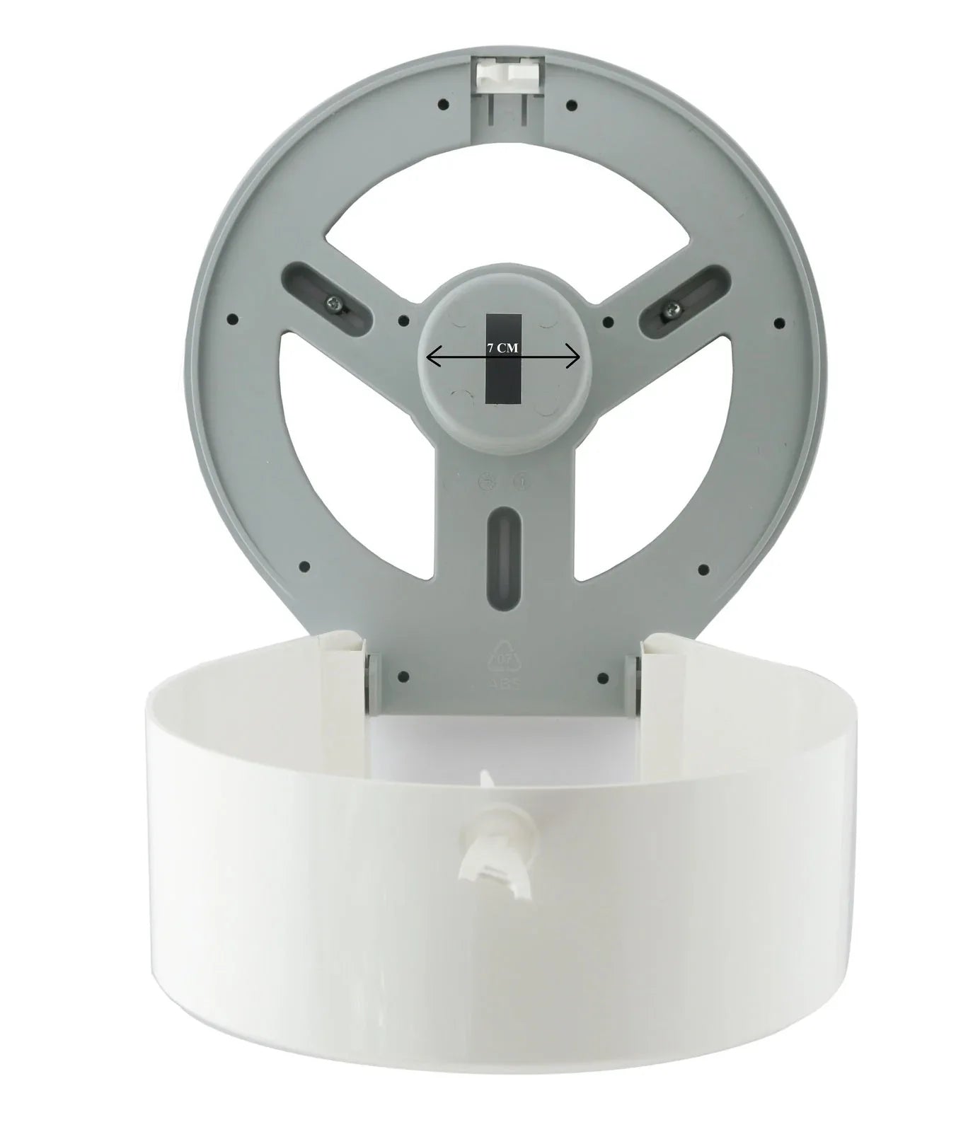 CLASSIC Jumbo Toilet Paper Roll Dispenser - White - Mekamart Australia