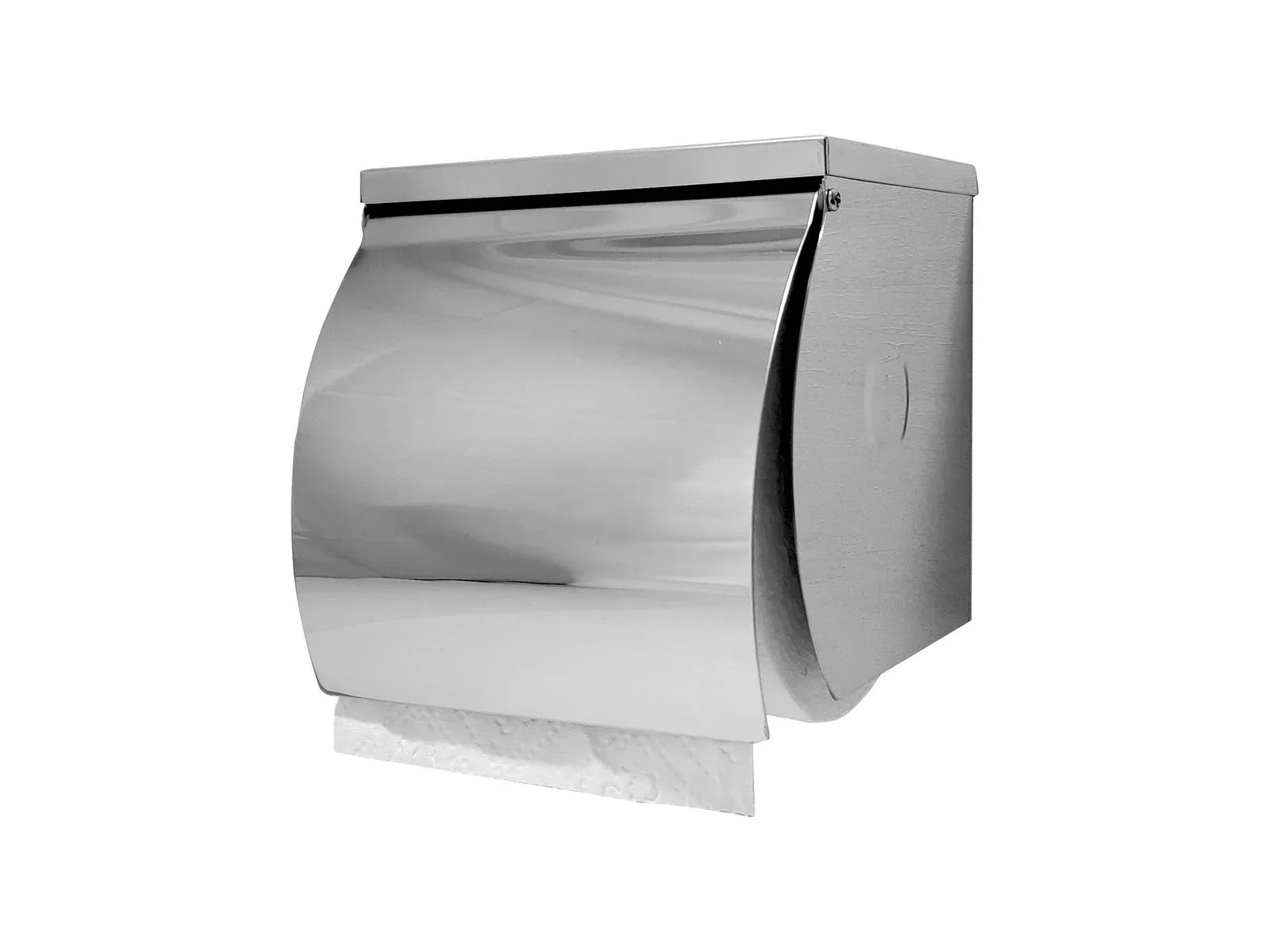 SS Single Toilet Roll Holder with Shelf - Mekamart Australia