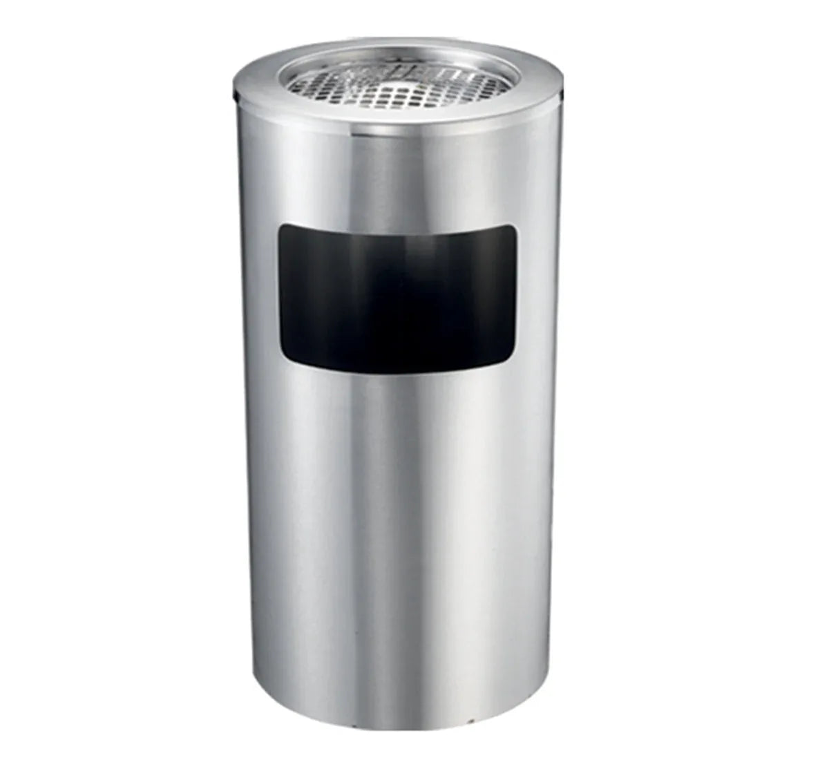 Stainless Steel Lobby Bin With Ashtray 10L - Mekamart Australia