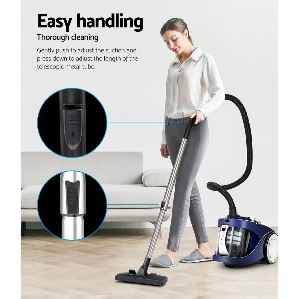 Devanti 2200W Bagless Vacuum Cleaner Blue - Mekamart Australia