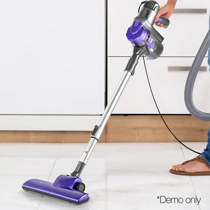 Devanti Stick Vacuum Cleaner Handheld Corded 450W Purple - Mekamart Australia