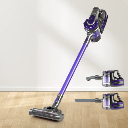 Devanti Stick Vacuum Cleaner Bagless Cordless 150W Purple - Mekamart Australia