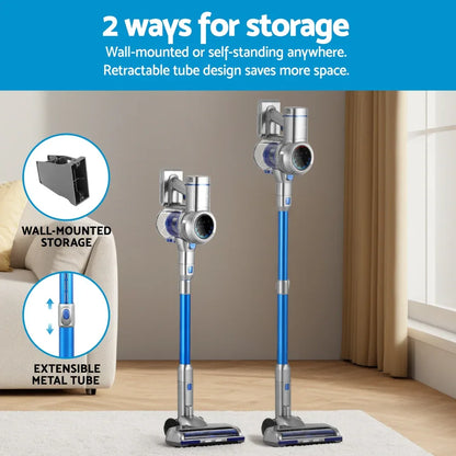 Devanti 300W Stick Vacuum Cleaner Cordless Self-Standing - Mekamart Australia