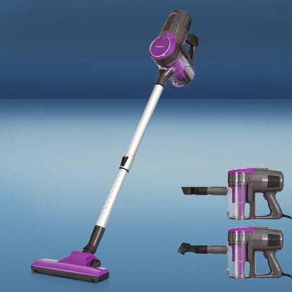 Devanti Stick Vacuum Cleaner Bagless Corded 500W Purple - Mekamart Australia