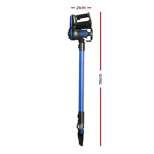 Devanti Stick Vacuum Cleaner Brushless Cordless 250W Blue - Mekamart Australia