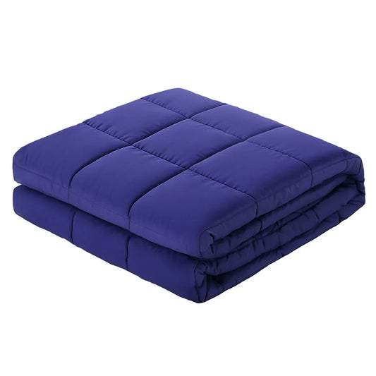 Giselle Bedding Weighted Blanket 11KG Kids Adults Heavy Gravity Relax Calm Blue - Mekamart Australia