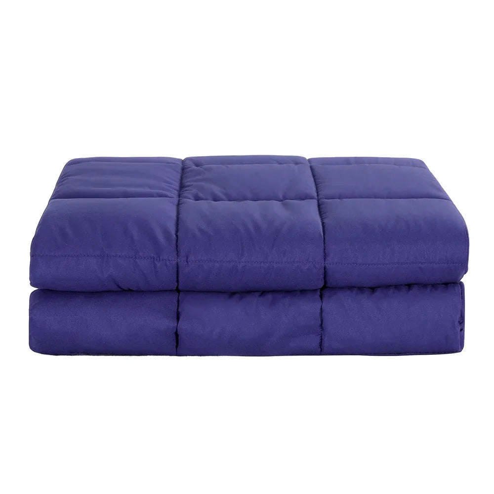Giselle Bedding Weighted Blanket 9KG Kids Adults Heavy Gravity Relax Calm Blue - Mekamart Australia
