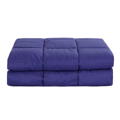Giselle Bedding Weighted Blanket 9KG Kids Adults Heavy Gravity Relax Calm Blue - Mekamart Australia