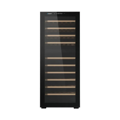 Devanti Wine Fridge Cooler Compressor Dual Zone 80 Bottles - Mekamart Australia