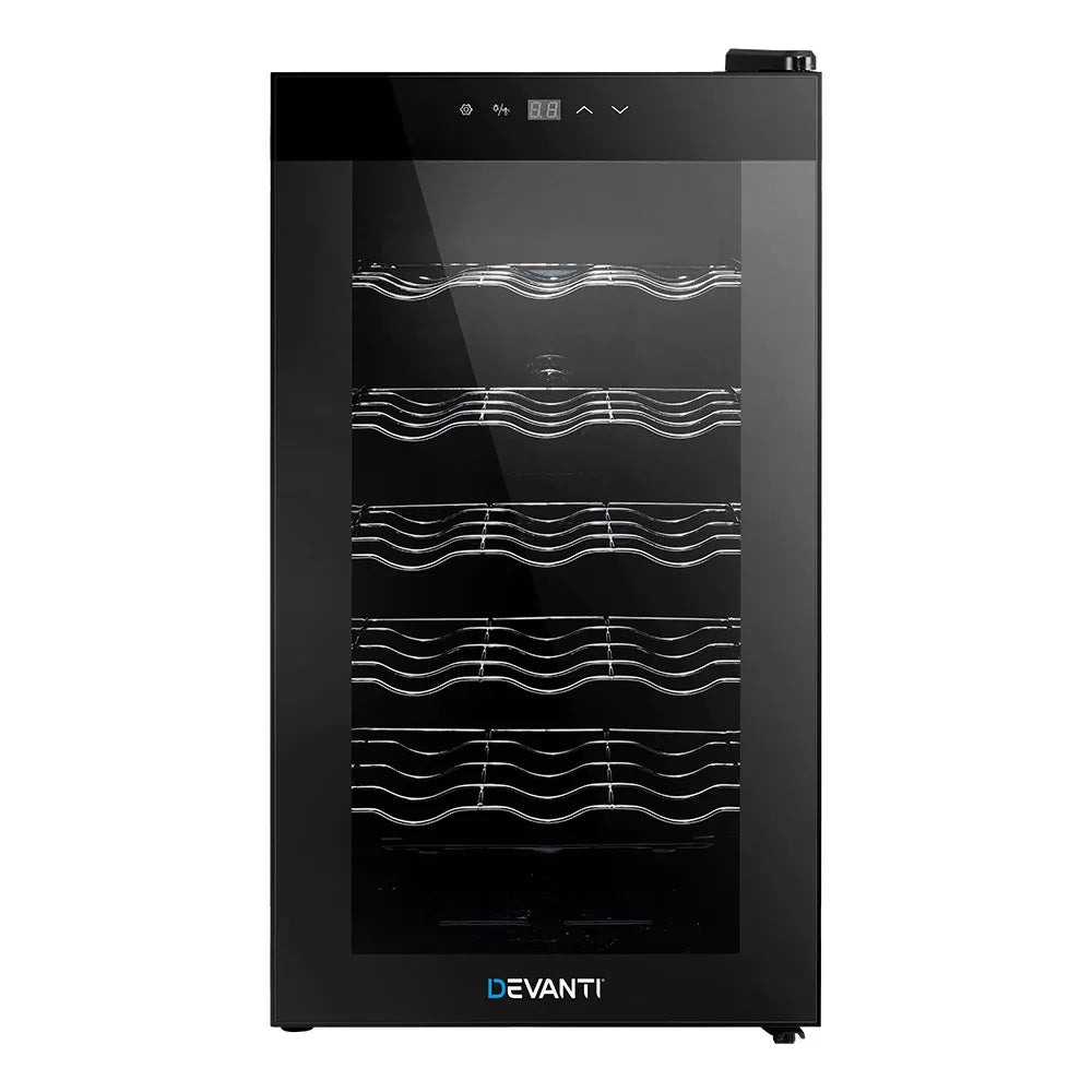 Devanti Wine Fridge Cooler 18 Bottles - Mekamart Australia