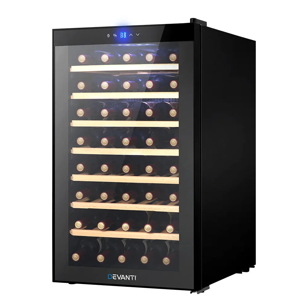 Devanti Wine Fridge Cooler 51 Bottles - Mekamart Australia