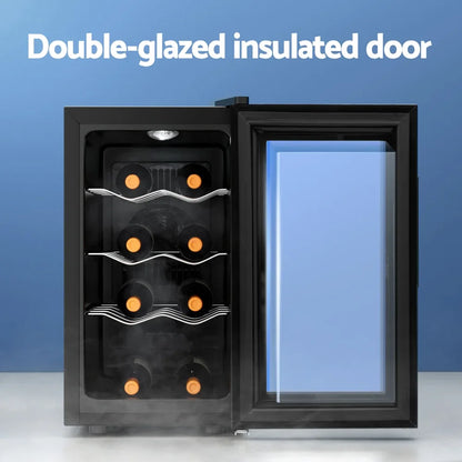 Devanti Wine Fridge Cooler 8 Bottles - Mekamart Australia
