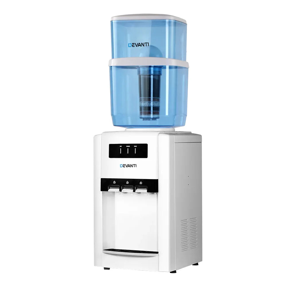 Devanti Water Cooler Dispenser Bench Top 22L - Mekamart Australia