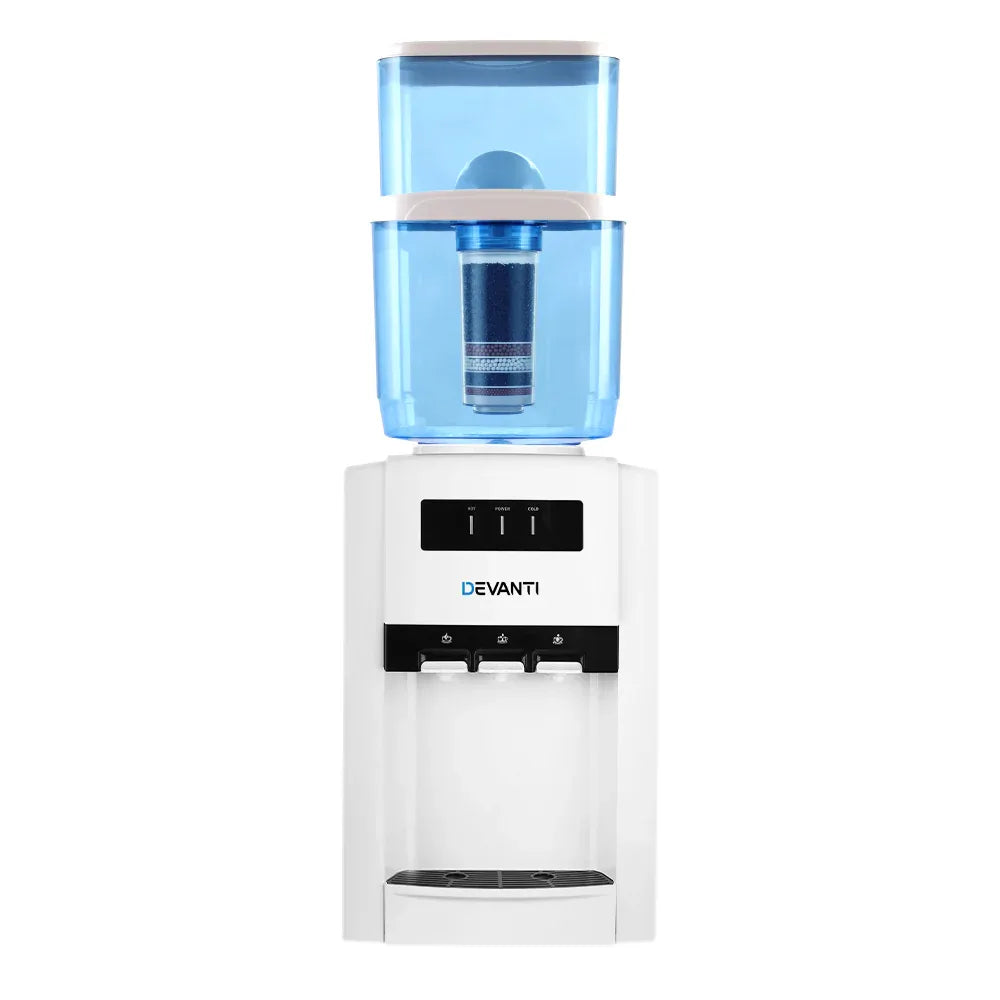 Devanti Water Cooler Dispenser Bench Top 22L - Mekamart Australia