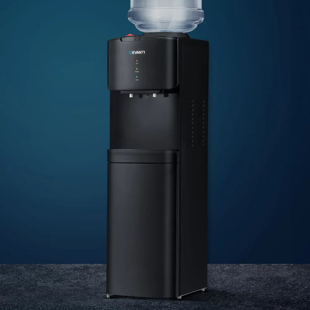 Devanti Water Cooler Dispenser Stand Black - Mekamart Australia