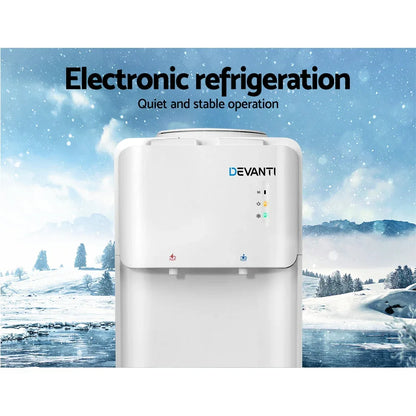 Devanti Water Cooler Dispenser Stand White - Mekamart Australia