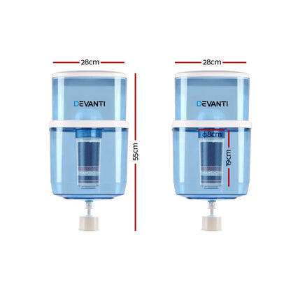 Devanti Water Cooler Dispenser 22L Filter Bottle - Mekamart Australia