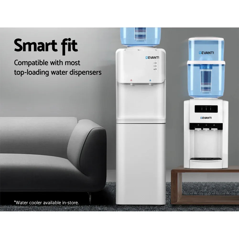 Devanti Water Cooler Dispenser 22L Filter Bottle - Mekamart Australia