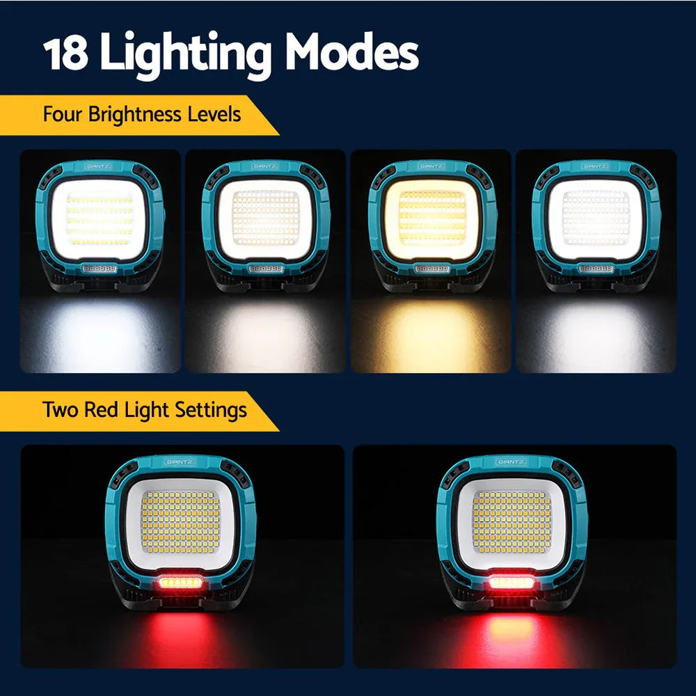 Giantz Work Light Torch Rechargeable USB Cordless Magnetic LED Lamp Charging - Mekamart Australia