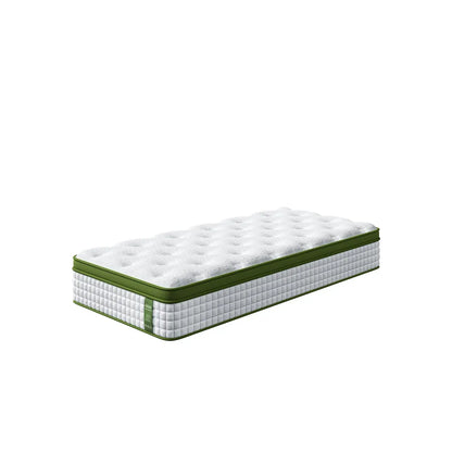 BedStory Single 30cm Hybrid Mattress Cooling Gel Memory Foam 5 Zone Pocket Spring Bed Temperature Regulating - Mekamart Australia
