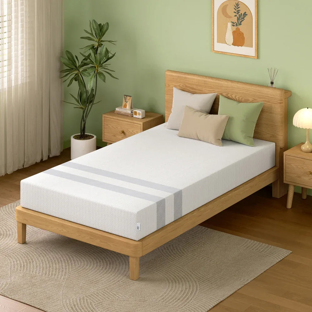 BedStory King Single Memory Foam Mattress 20cm Cooling Gel Foam Mattress in a Box Medium Soft Feel - Mekamart Australia