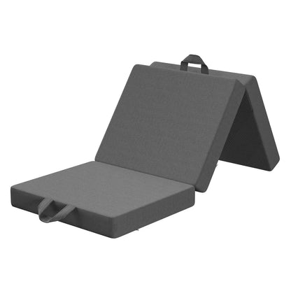 BedStory Folding Mattress Small Single Trifold Mattress with Firm Support Foam Washable Cover 10cm - Mekamart Australia