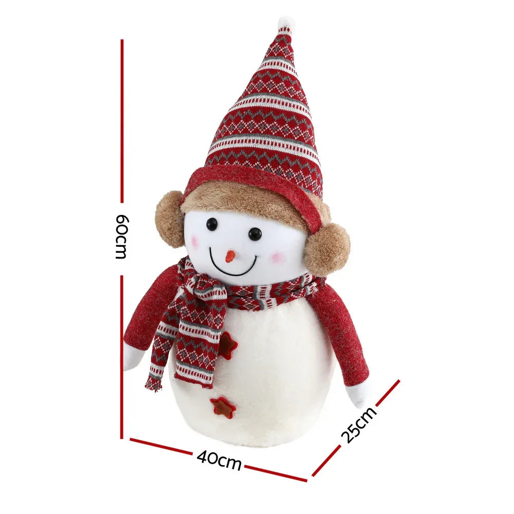 Jingle Jollys Christmas Snowman Handicraft Ornaments Party Decorations 60cm - Mekamart Australia