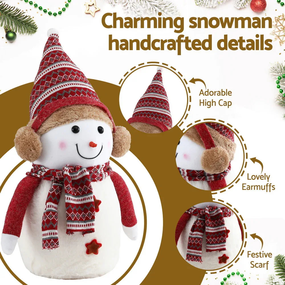 Jingle Jollys Christmas Snowman Handicraft Ornaments Party Decorations 60cm - Mekamart Australia