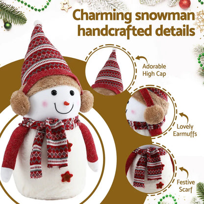 Jingle Jollys Christmas Snowman Handicraft Ornaments Party Decorations 60cm - Mekamart Australia